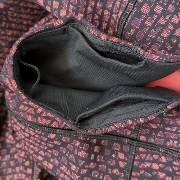 Lululemon Speed Tight V Shatter Weave Dust Coral Plum Size 6 - Picture 14 of 16